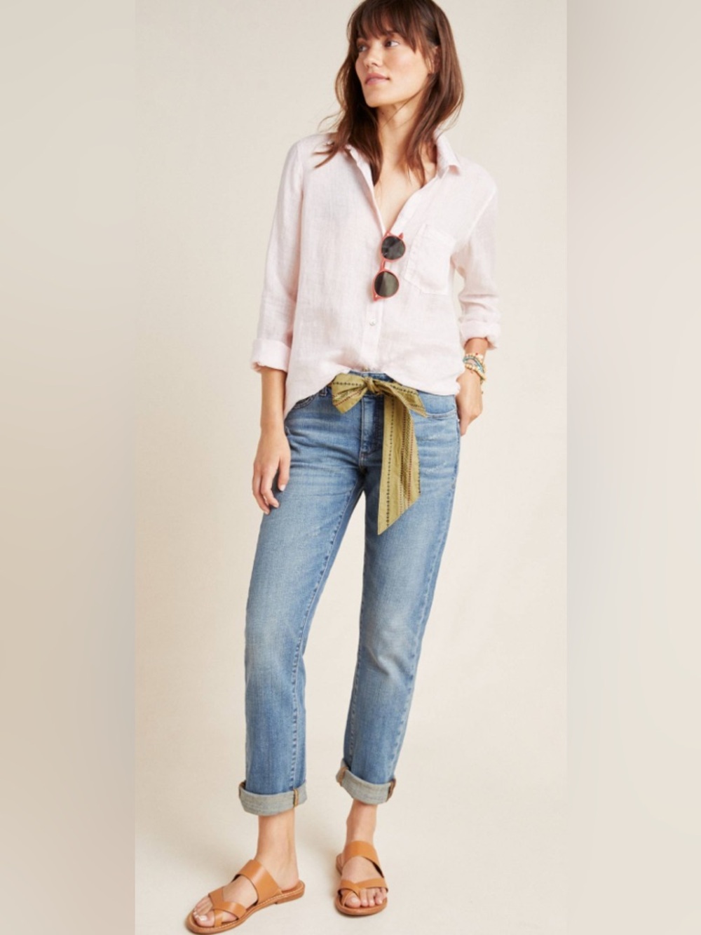 Anthropologie Pilcro and the Letterpress Slim Boyfriend Jeans Western Size 25 - Picture 6 of 16